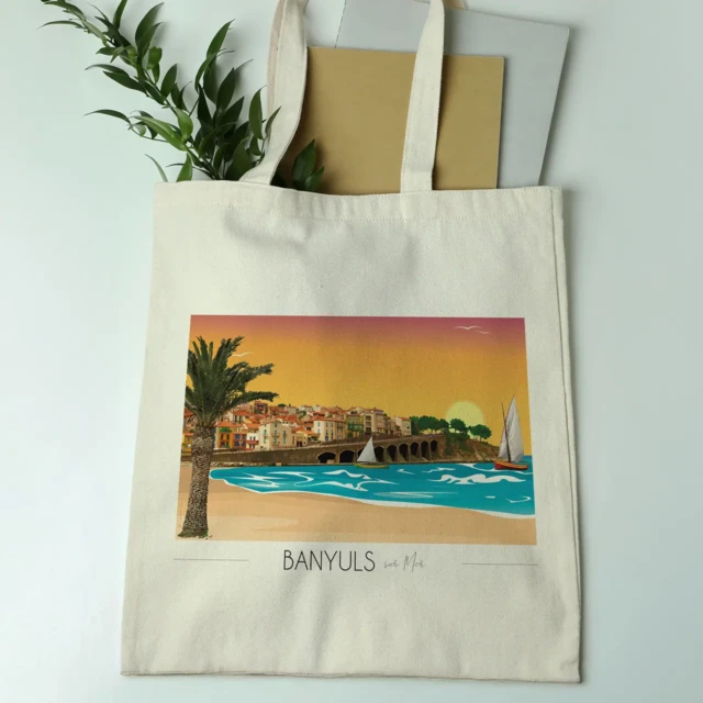 Foliove - Tote Bag Banyuls sur Mer Arcades