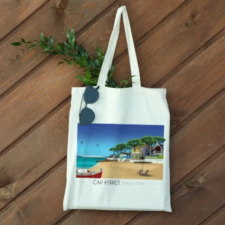 Foliove - Tote Bag Cap Ferret Village de l’Herbe