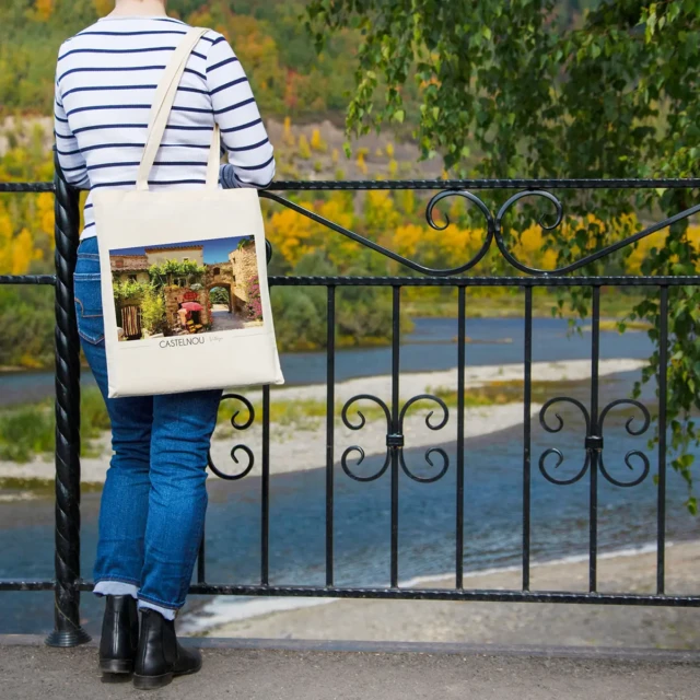 Foliove - Tote Bag Castelnou Village