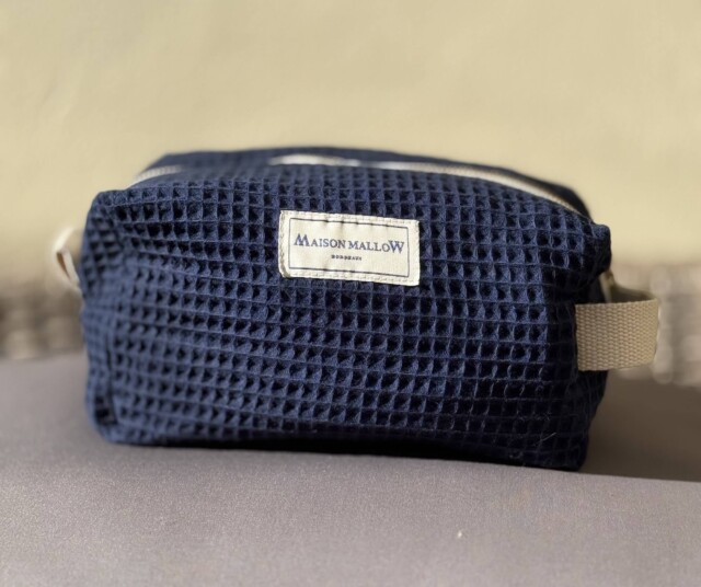Maison Mallow - Trousse de Toilette Bleu Marine