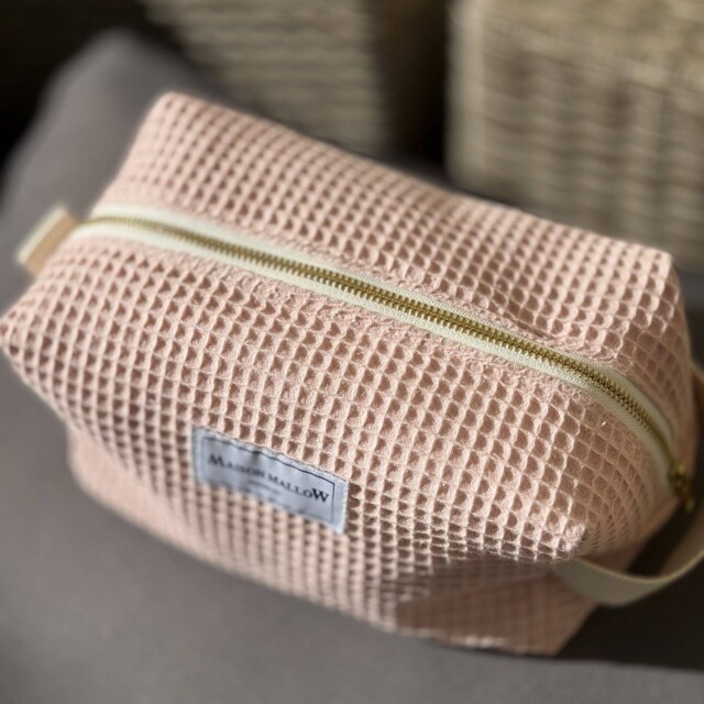 Maison Mallow - Trousse de Toilette Rose XXL