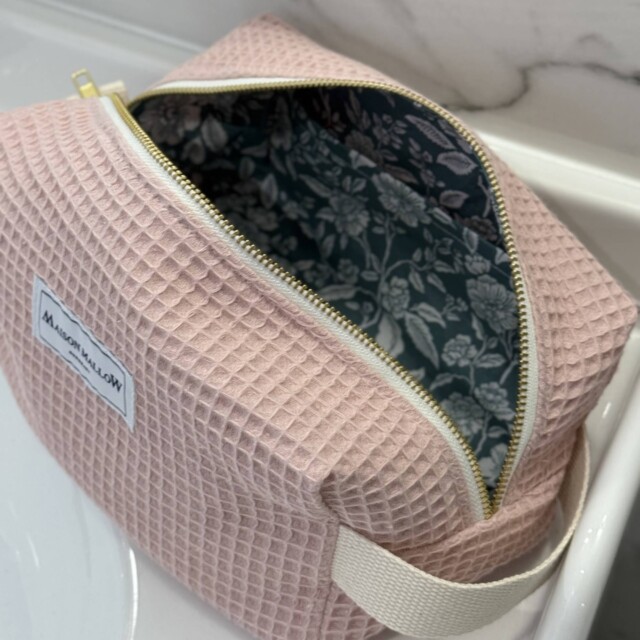 Maison Mallow - Trousse de Toilette Rose XXL