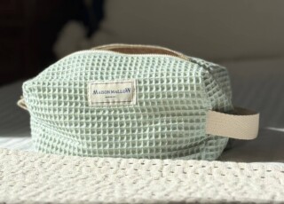MAISON MALLOW - Trousse de Toilette XXL Vert d'Eau