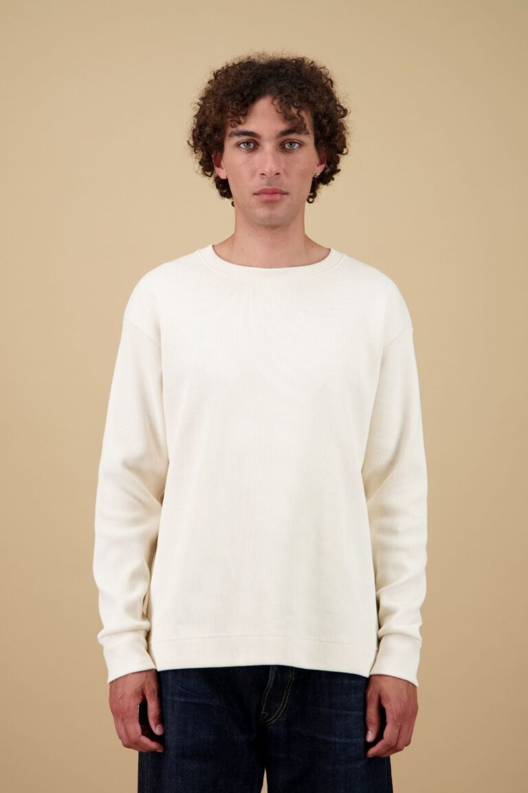 Nitto Knitwear - Vahé manches longues - Naturel