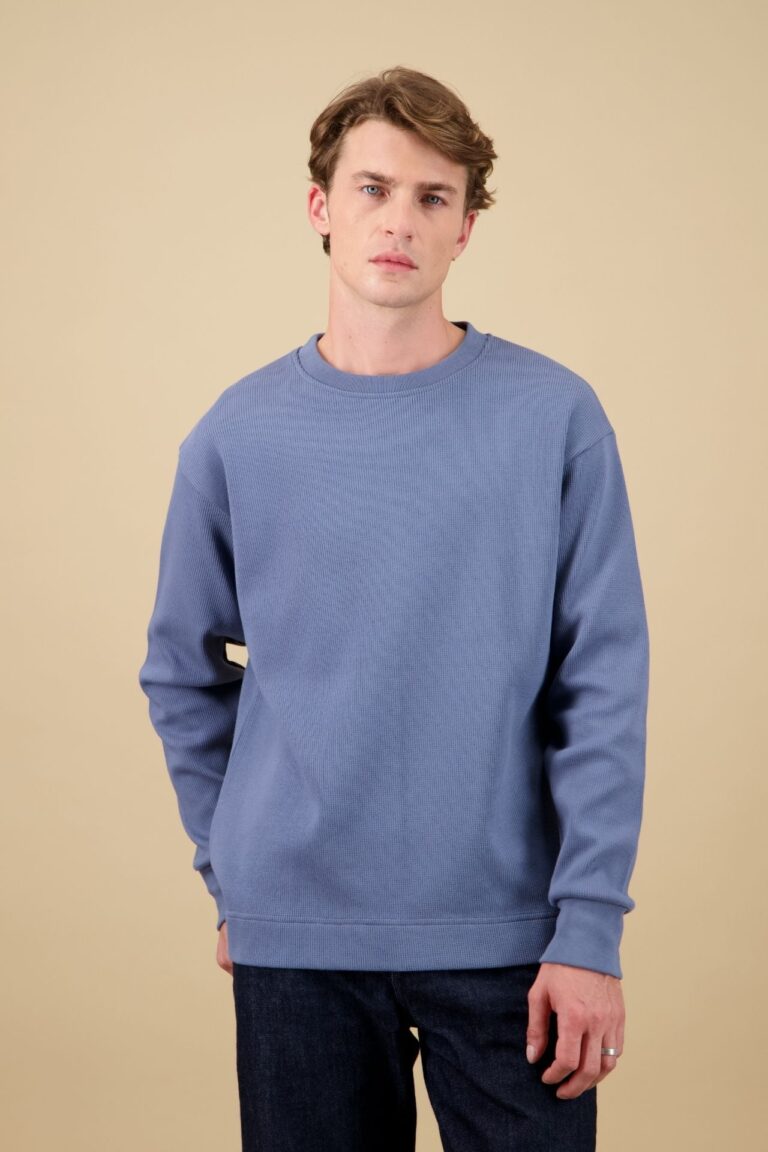 Nitto Knitwear - Vahé manches longues - Indigo