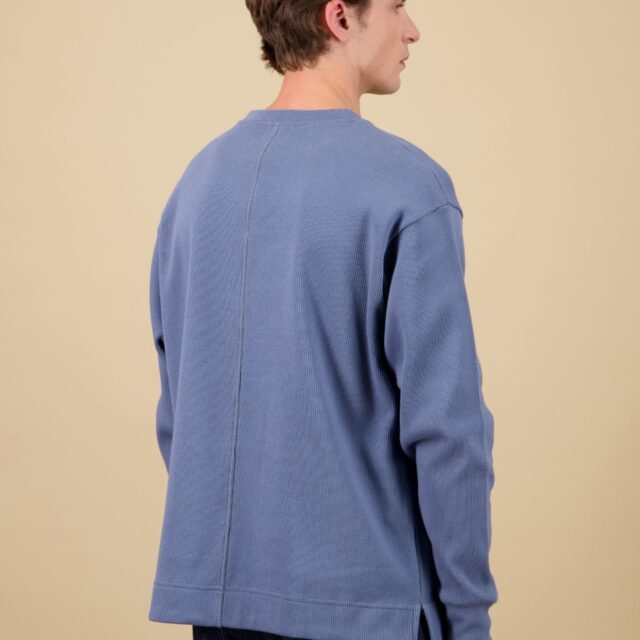 Nitto Knitwear - Vahé manches longues - Indigo