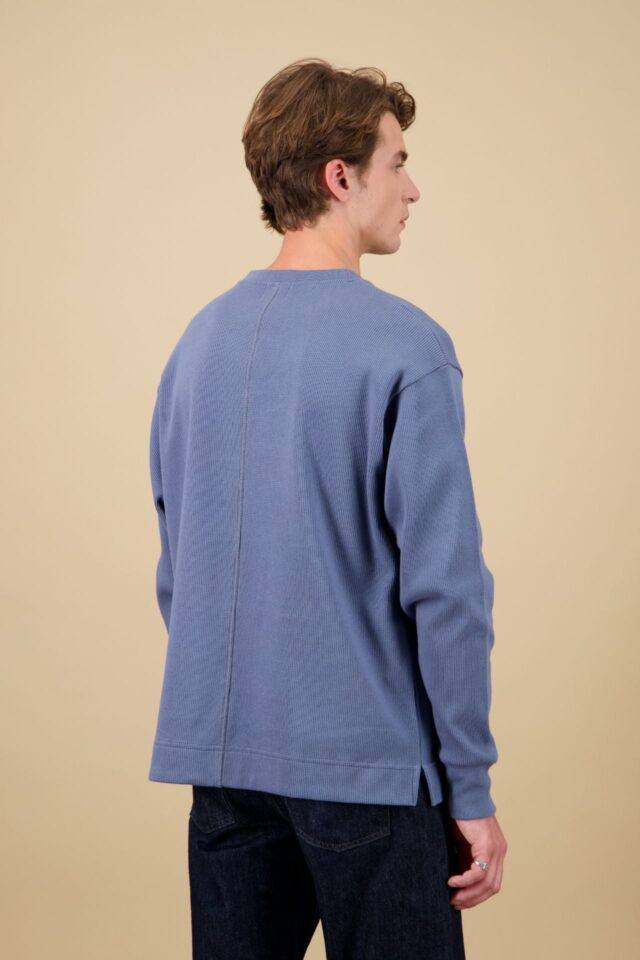 Nitto Knitwear - Vahé manches longues - Indigo