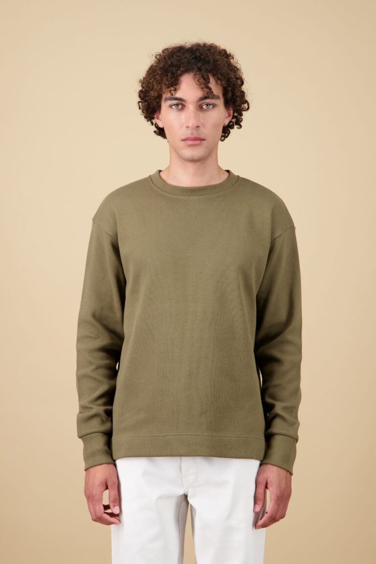 Nitto Knitwear - Vahé manches longues - Kaki