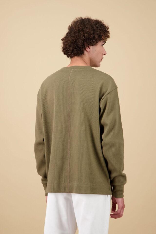 Nitto Knitwear - Vahé manches longues - Kaki