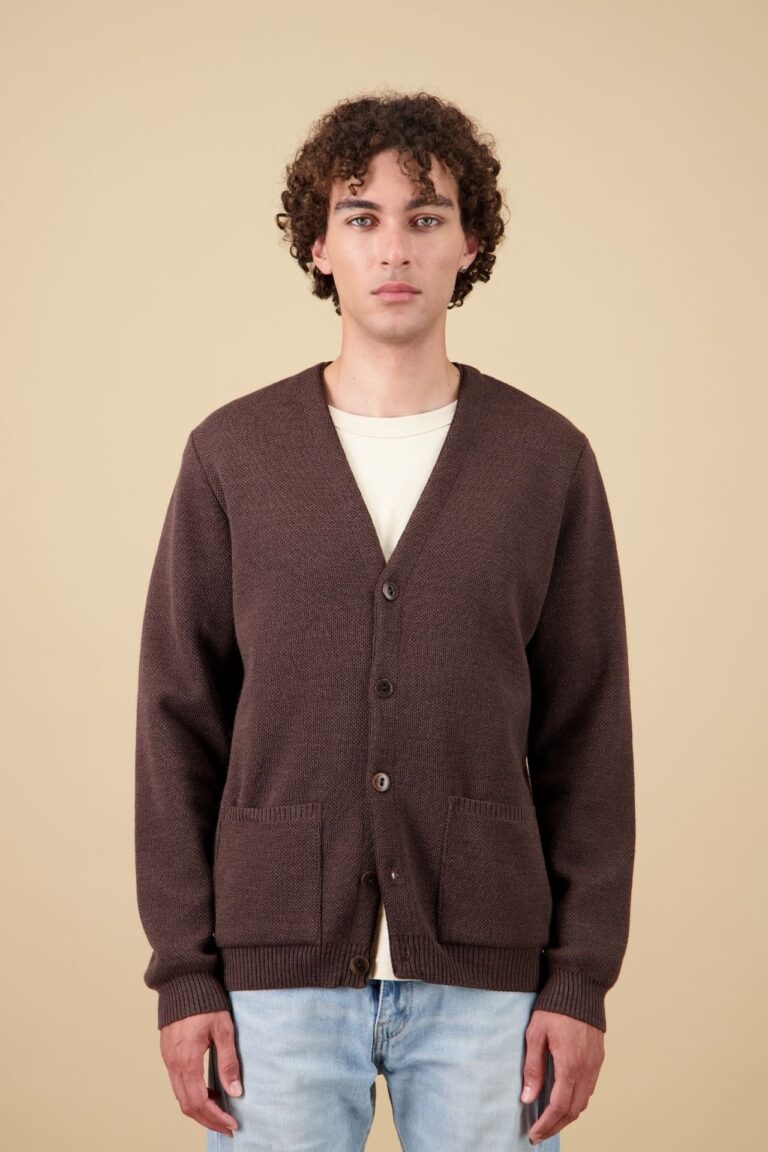 Nitto Knitwear - Cardigan Youri - Marron