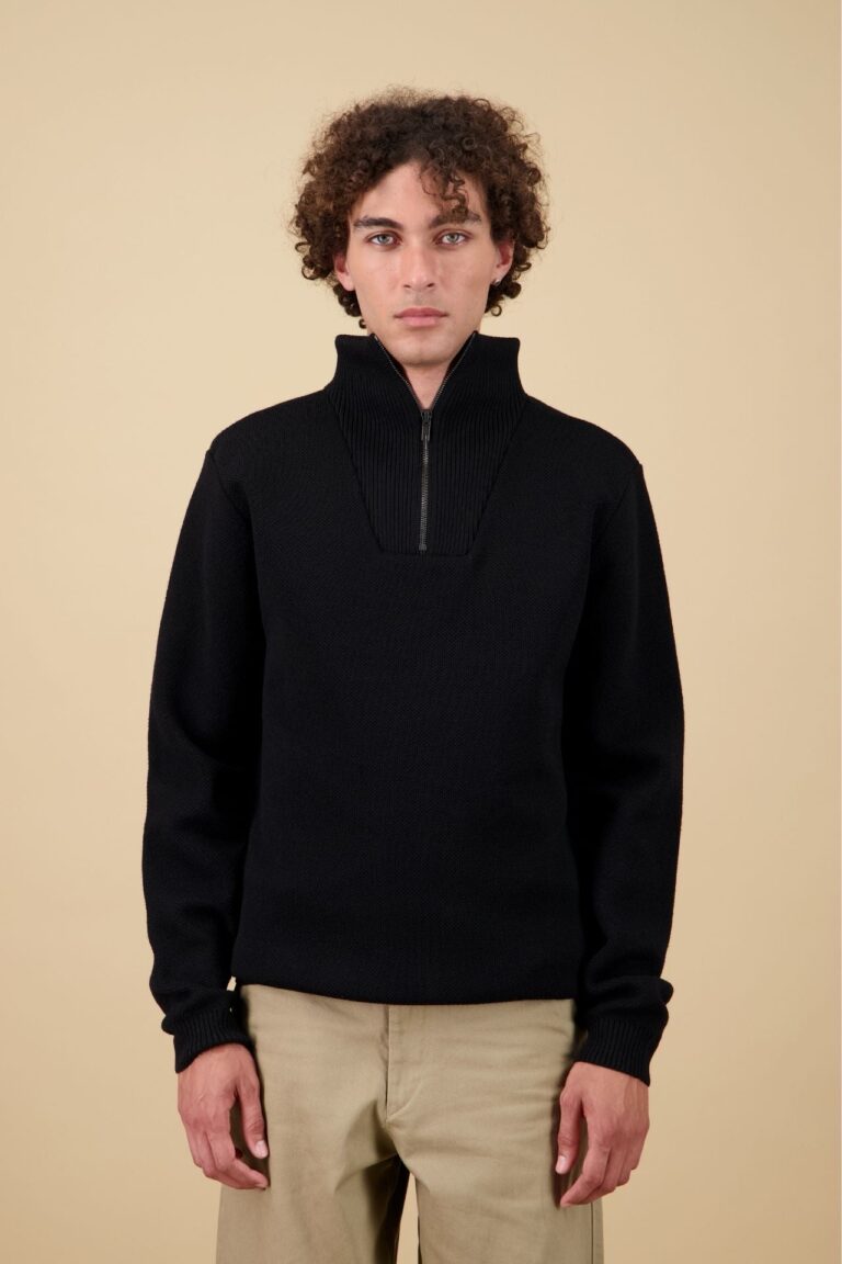 Nitto Knitwear - Pull Youri Camionneur - Noir