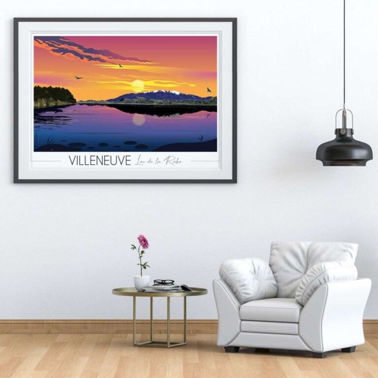 Foliove - Affiche Villeneuve-de-la-Raho Lac