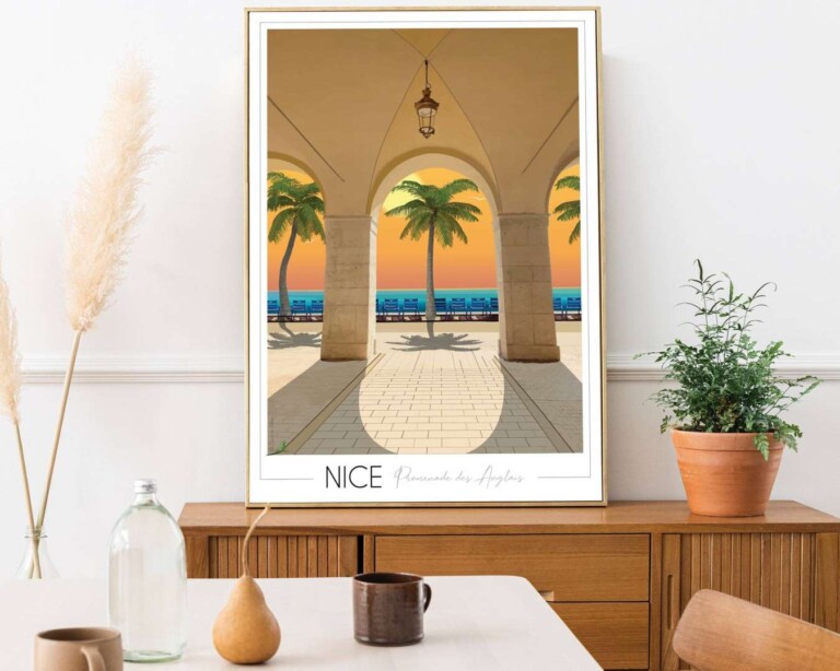 Foliove - Affiche Nice - Promenade des anglais