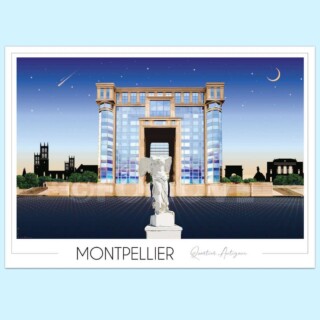 Foliove - Affiche Montpellier Antigone