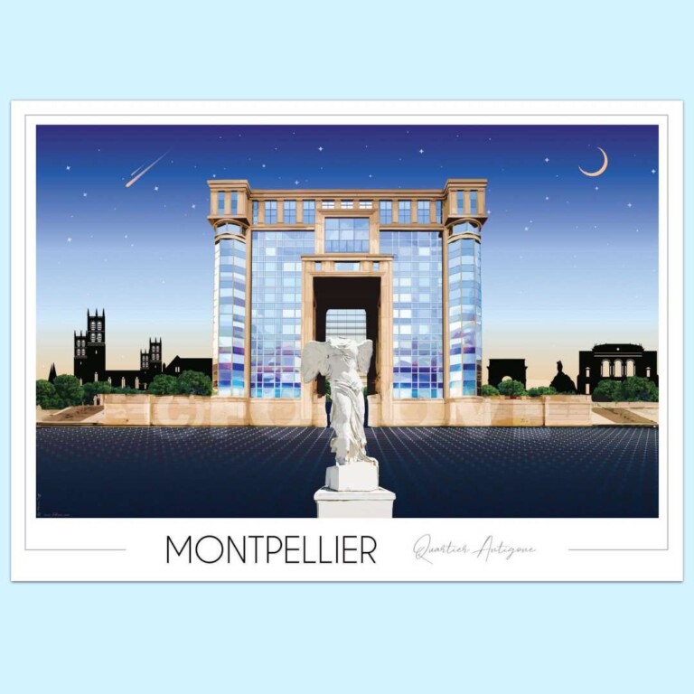 Foliove - Affiche Montpellier Antigone