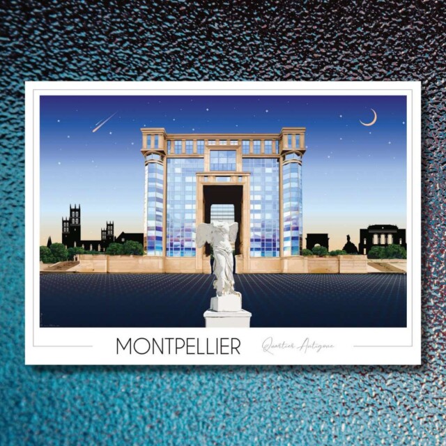 Foliove - Affiche Montpellier Antigone