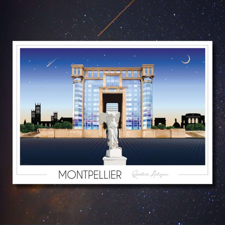 Foliove - Affiche Montpellier Antigone