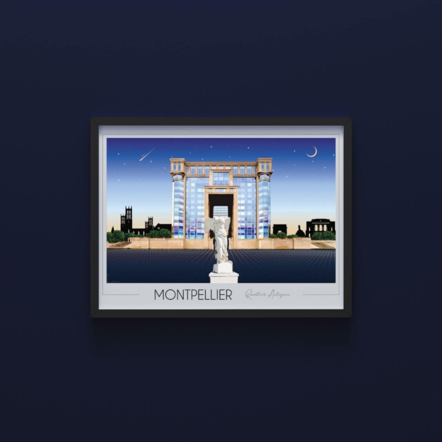 Foliove - Affiche Montpellier Antigone