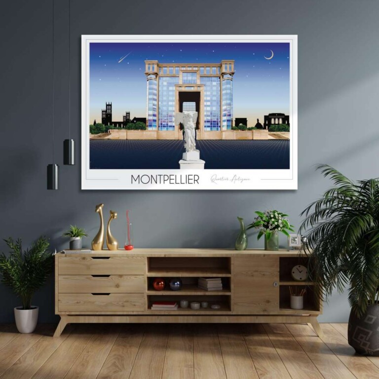 Foliove - Affiche Montpellier Antigone