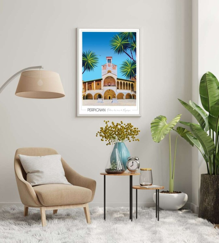 Foliove - Affiche Perpignan - Palais des rois de Majorque