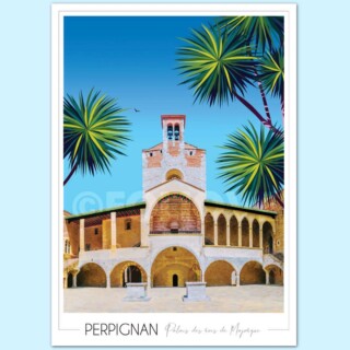 Foliove - Affiche Perpignan – Palais des rois de Majorque