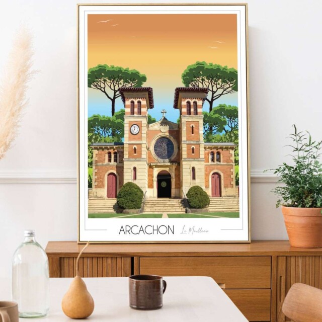 Foliove - Affiche Le Moulleau - Arcachon