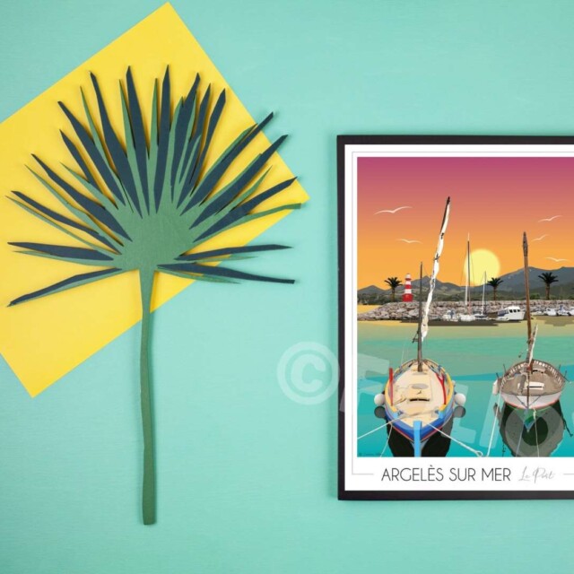 Foliove - Affiche Argelès sur Mer Port