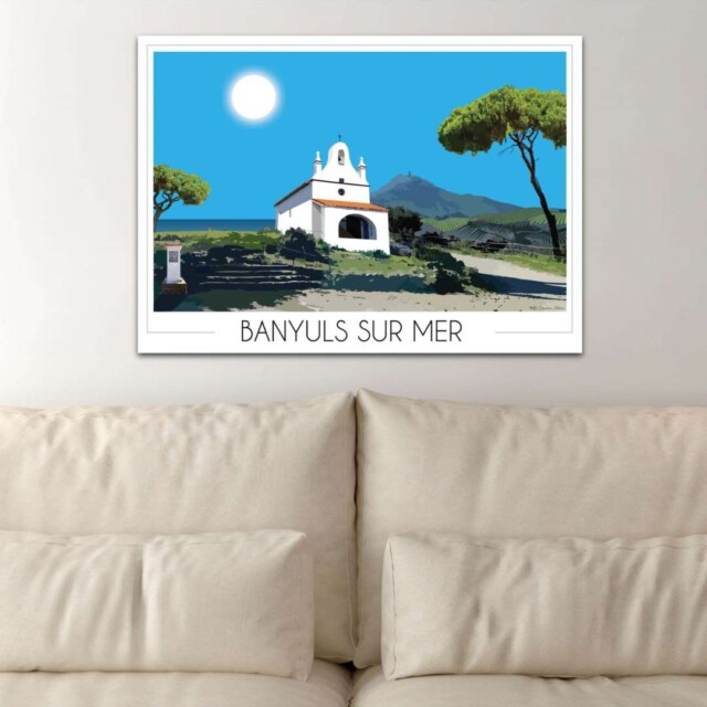 Foliove - Affiche Banyuls sur Mer Salette