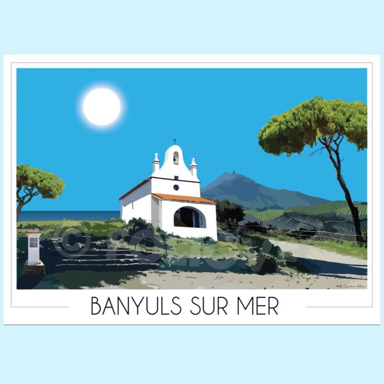 Foliove - Affiche Banyuls sur Mer Salette