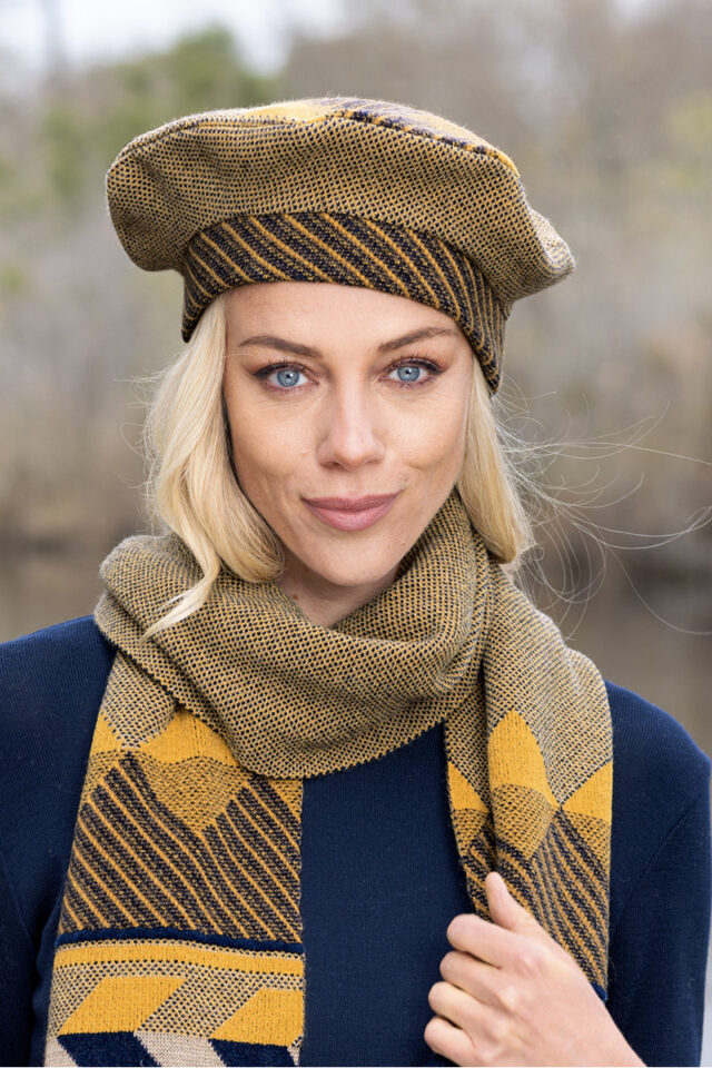 MAISON SOLFIN - Béret maille chevron Made in France