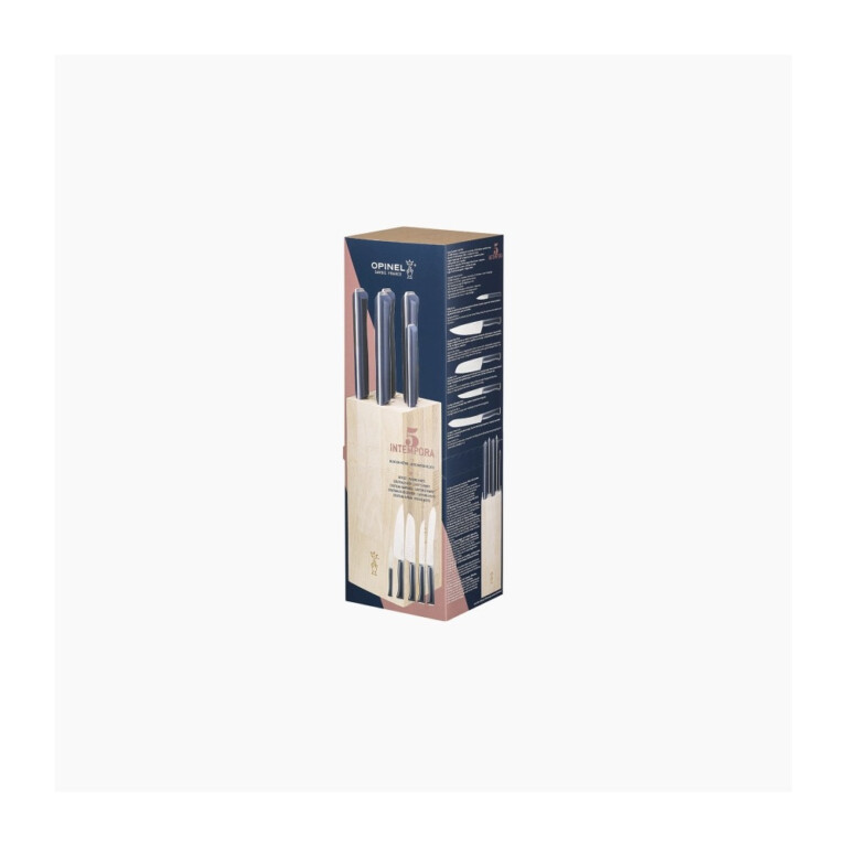 OPINEL - Bloc OPINEL avec 5 couteaux de cuisine Intempora