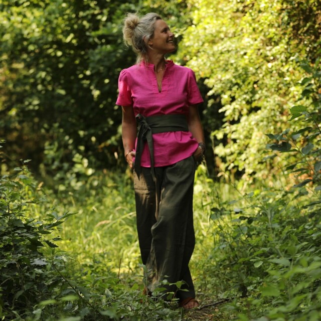 Quintessence - Blouse Ernestine lin fushia