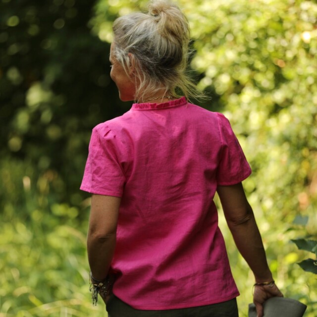 Quintessence - Blouse Ernestine lin fushia