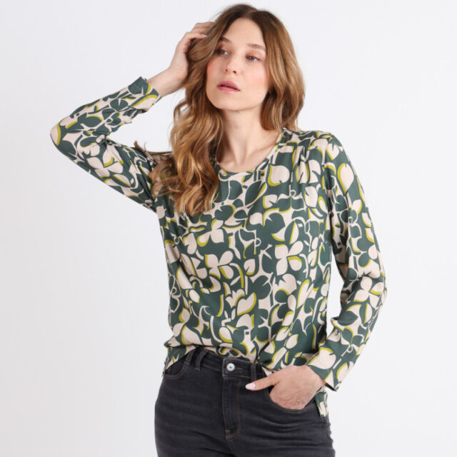 Maison Solfin - Blouse manches longues viscose Made in France| B.Solfin