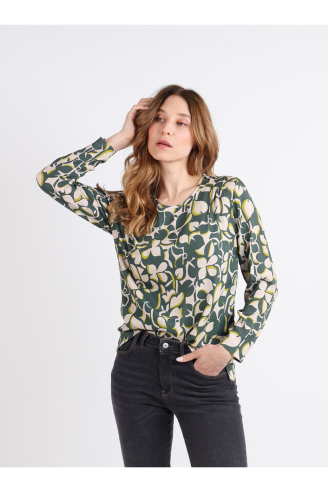 Maison Solfin - Blouse manches longues viscose Made in France| B.Solfin