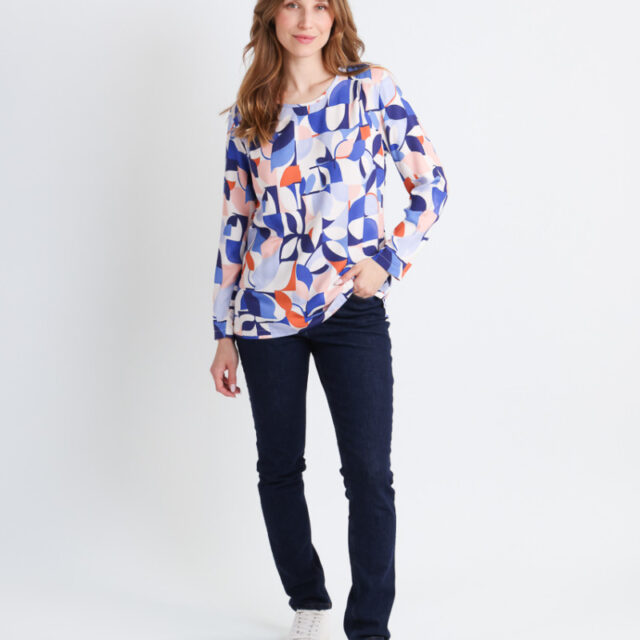 Maison Solfin - Blouse manches longues viscose Made in France| B.Solfin