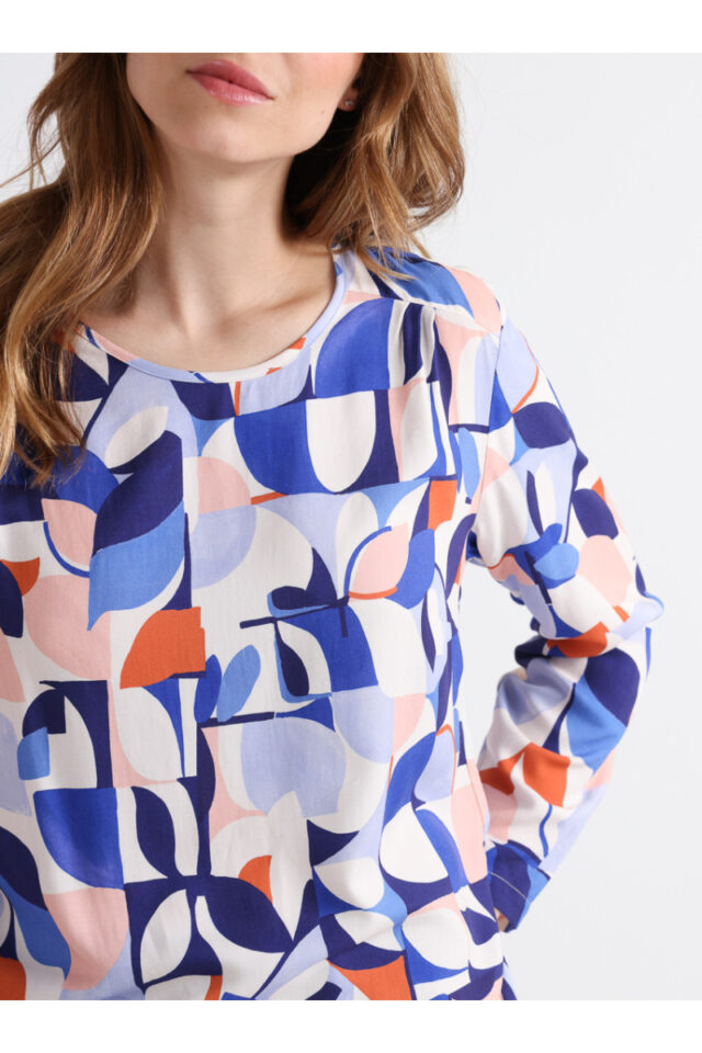 Maison Solfin - Blouse manches longues viscose Made in France| B.Solfin