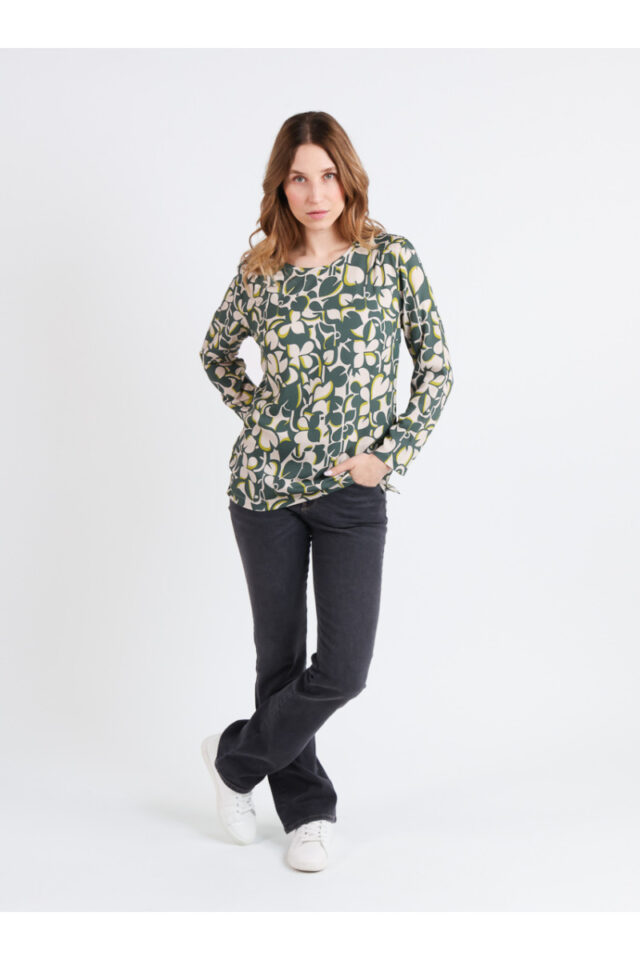 Maison Solfin - Blouse manches longues viscose Made in France| B.Solfin