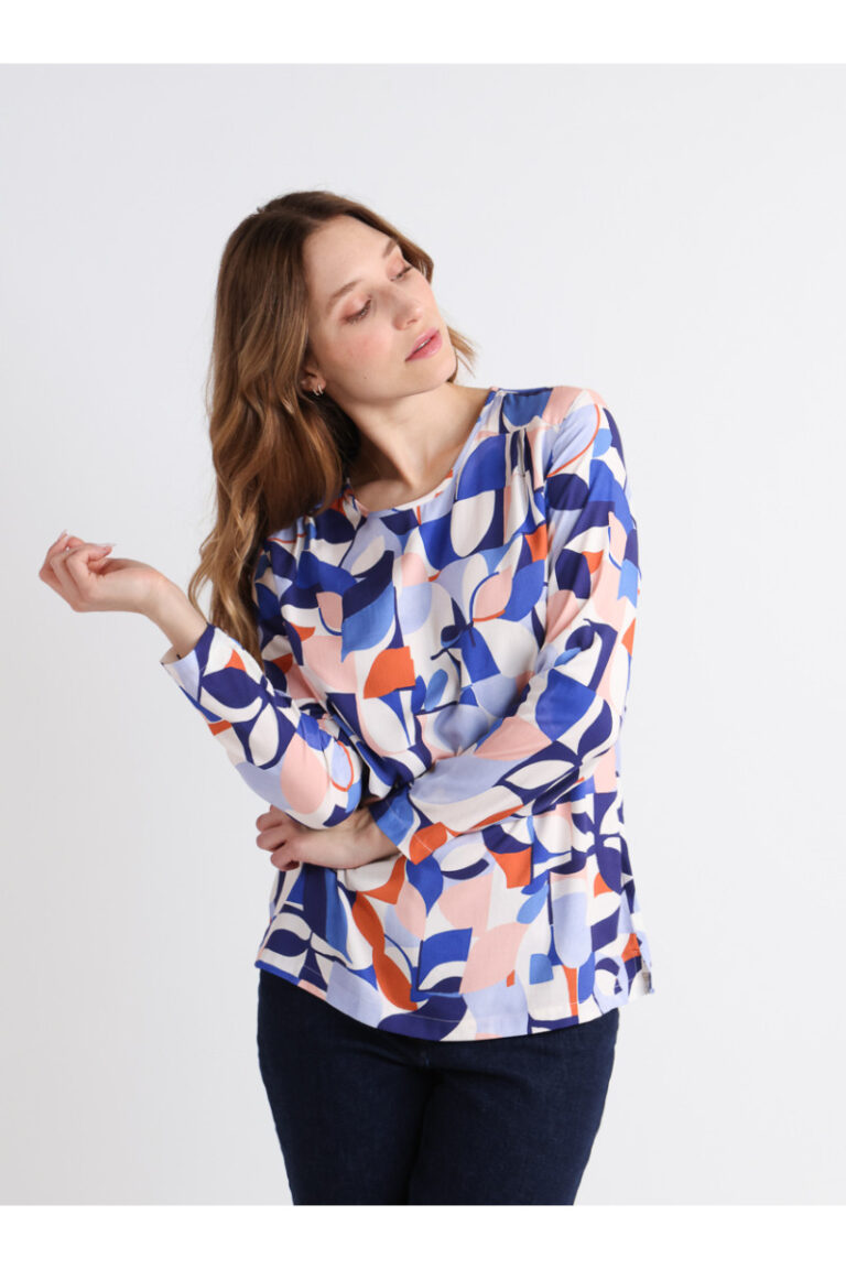 Maison Solfin - Blouse manches longues viscose Made in France| B.Solfin