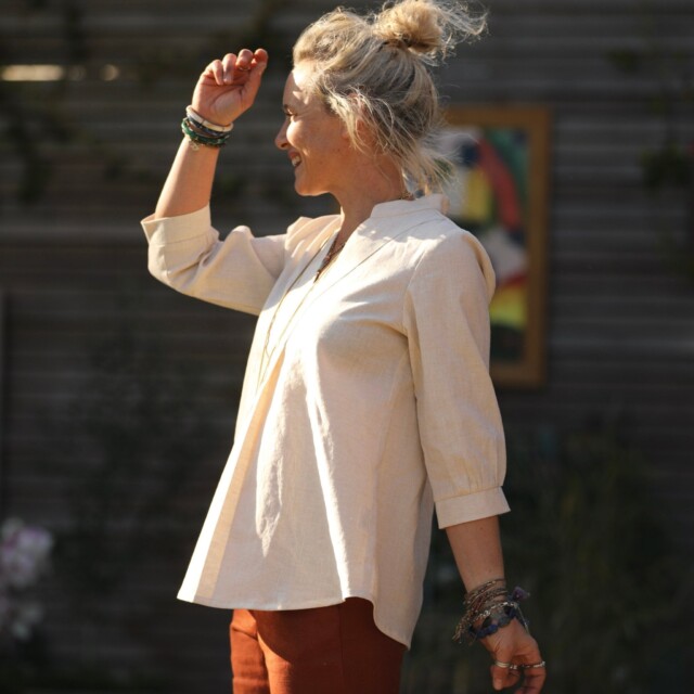 Quintessence - Blouse Isabeau - lin naturel