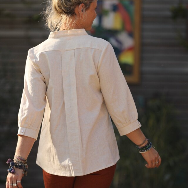 Quintessence - Blouse Isabeau - lin naturel
