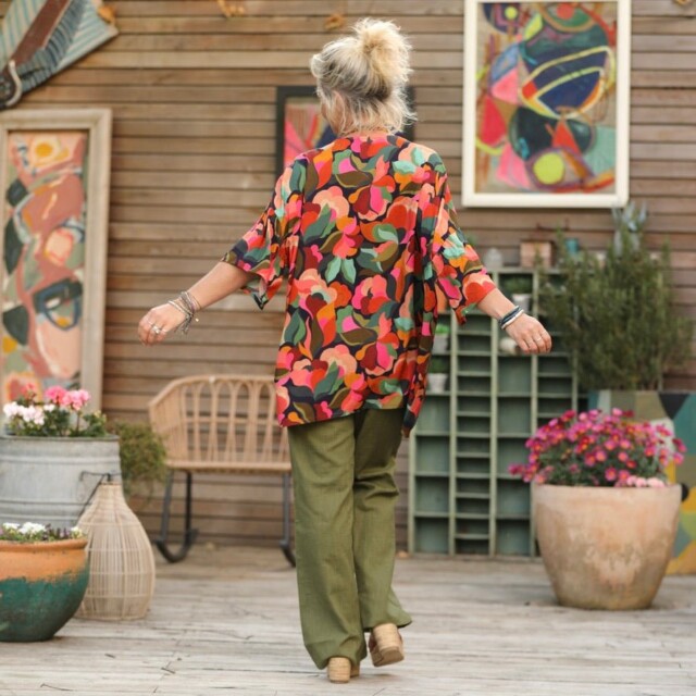 Quintessence - Blouse Léopoldine - viscose Enchantement