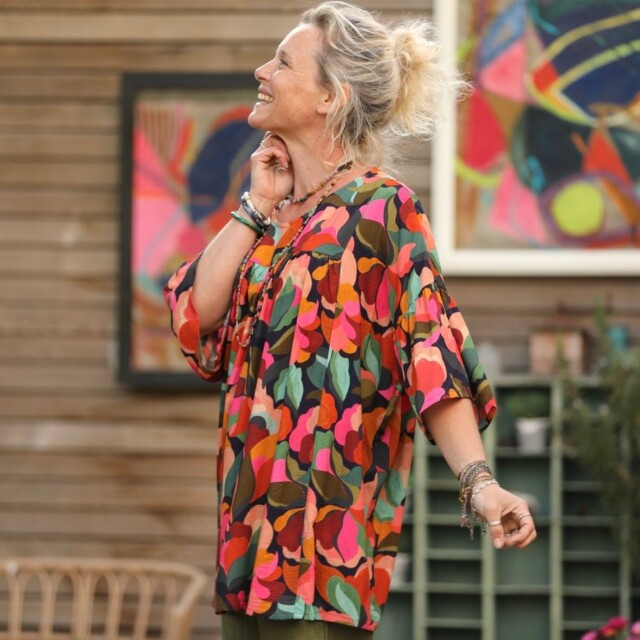 Quintessence - Blouse Léopoldine - viscose Enchantement