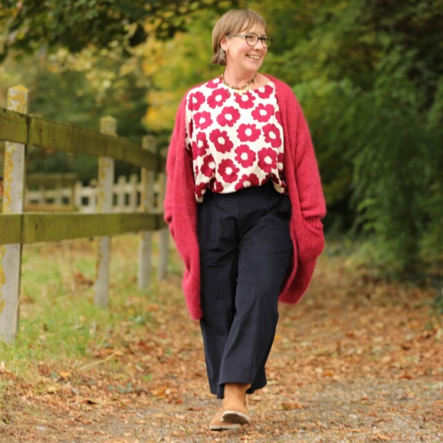 Quintessence - Blouse Naomie - Viscose Fleur Grenade