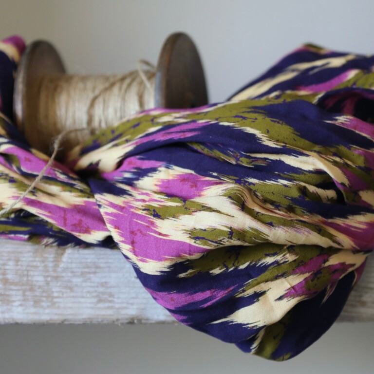 Quintessence - Blouse Naomie - viscose Ikat – Taille unique