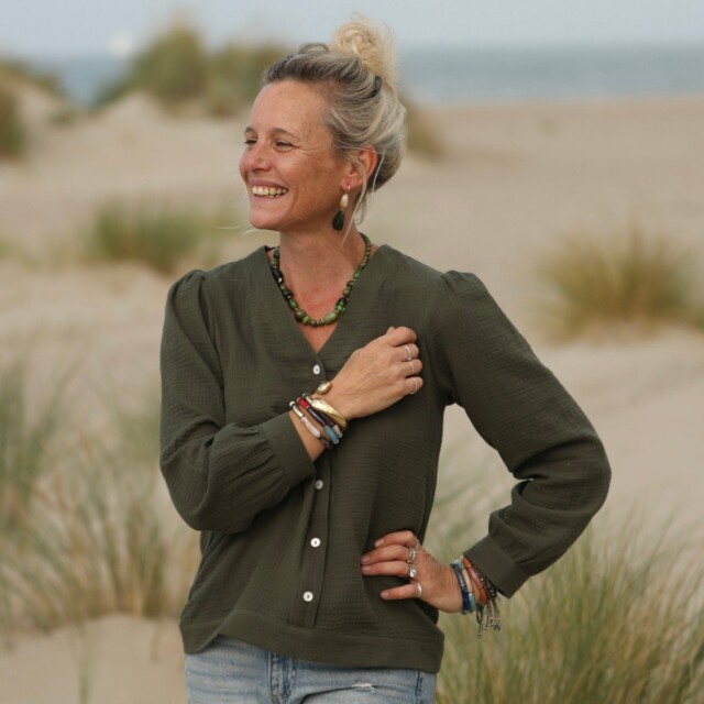 Quintessence - Boucles d’oreilles Abysse – vert profond/doré