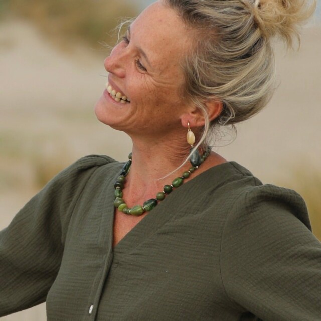 Quintessence - Boucles d’oreilles Abysse – vert profond/doré