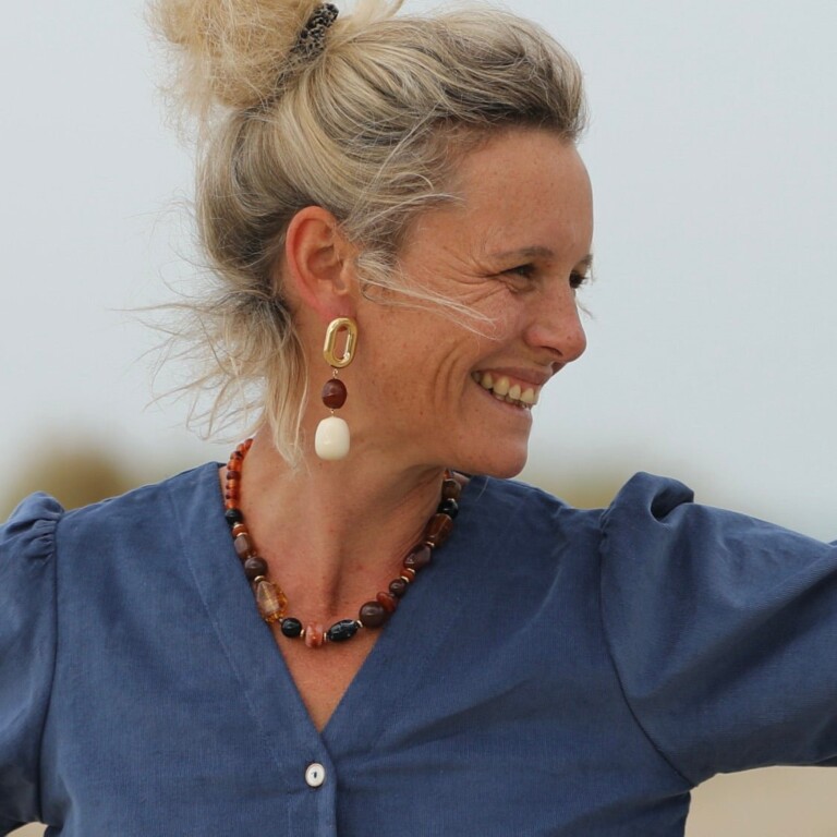 boucles doreilles enigme ivoire ambre 1948263 Quintessence - Boucles d’oreilles Énigme – Ivoire & Ambré