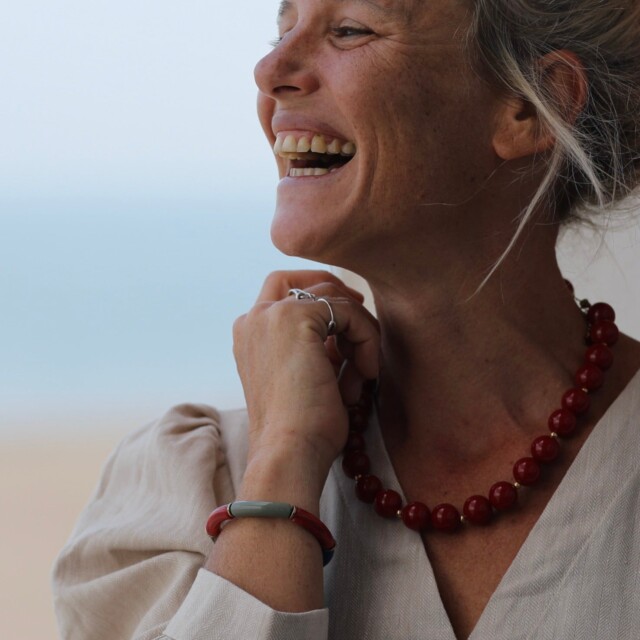 Quintessence - Bracelet Halo – Rouge