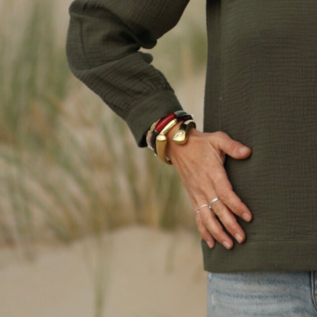 Quintessence - Bracelet Sillage doré